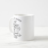 Rollin’ Into 2026 Dumpster Fire New Year Party Fun Koffiemok (Voorkant links)