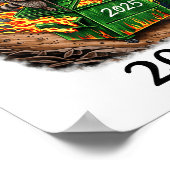 Rollin’ Into 2026 Dumpster Fire New Year Party Fun Poster (Hoek)