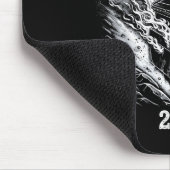 Rollin' Into 2026 Funny Cowboy Raccoon Happy New Y Muismat (Hoek)