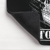 Rollin' Into 2026 Funny Raccoon Dumpster Fire Art  Muismat (Hoek)