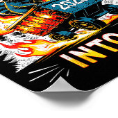 Rollin Into 2026 Funny Raccoon New Year Meme  Poster (Hoek)