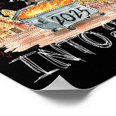 Rollin' Into 2026 Happy New Year Raccoon Men Women Poster (Hoek)