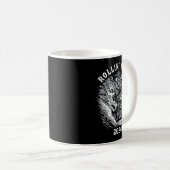 Rollin Into 2026 Raccoon Funny Dumpster Fire 2025  Koffiemok (Voorkant rechts)