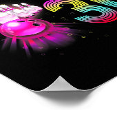 Rollin Into 30 Bowling Birthday Party 30th Birthda Poster (Hoek)