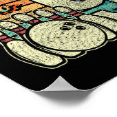 Rollin Into 9 Bowling Birthday Party 9th Birthday Poster (Hoek)