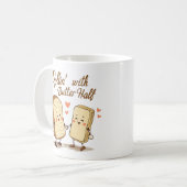 Rollin 'met mijn boterhelft - Schattige Thanksgivi Koffiemok (Voorkant links)