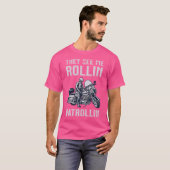Rollin Patrollin Politie en motoragent T-shirt (Voorkant volledig)