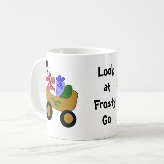 Rollin' Snowman Koffiemok (Voorkant links)