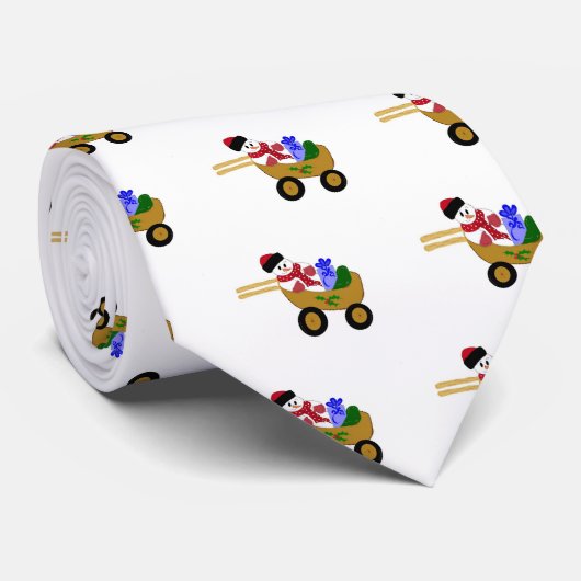 Rollin' Snowman Stropdas (Opgerold)