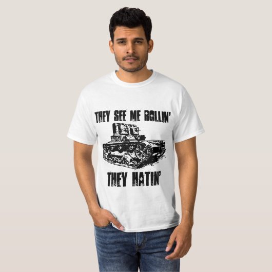 Rollin' Tank Shirt (Voorkant volledig)
