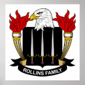 Rollinenfamilie Crest Poster (Voorkant)