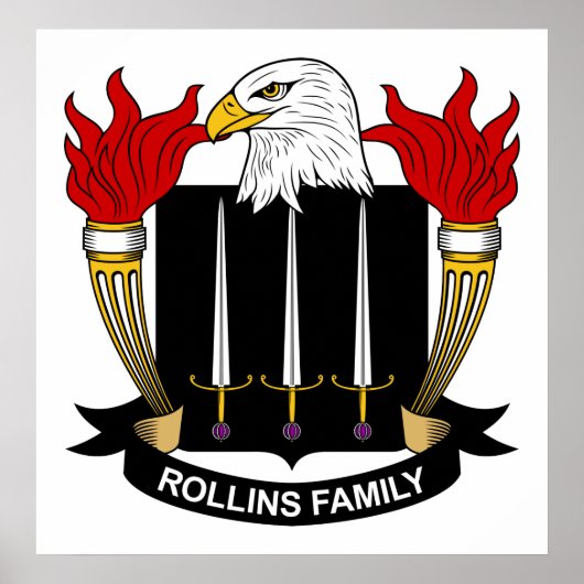 Rollinenfamilie Crest Poster (Voorkant)