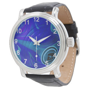 Rolling Blue: de klassieke gazon kom Horloge