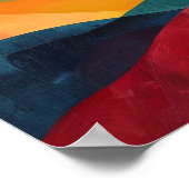 Rolling Chromatic Horizons Poster (Hoek)