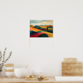 Rolling Chromatic Horizons Poster (Keuken)