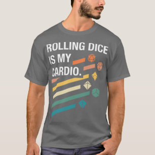 Rolling Dice is Mijn Dio Grappige RPG Quotes T-shirt