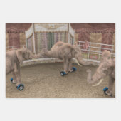 Rolling Elephants Inpakpapier Vel (Voorkant)