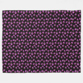 Rolling Eyes Fleece Blanket Deken (Voorkant (Horizontaal))