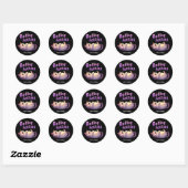 Rolling Fatties Cat Meme Grappig & Schattige Chonk Ronde Sticker (Vel)