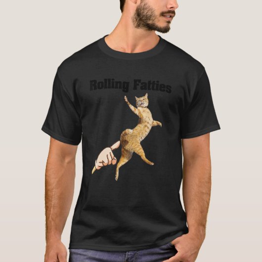 Rolling Fatties Kat 2 T-shirt (Voorkant)