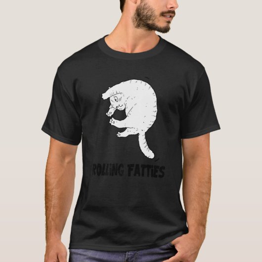 Rolling Fatties Kat Kat Outfit Kat Vader Kat Moe T-shirt (Voorkant)
