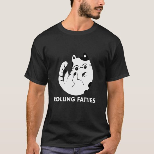 Rolling Fatties Kat Kat T-shirt (Voorkant)