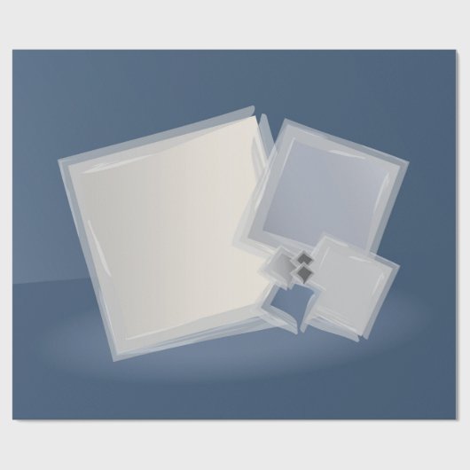 Rolling Fibonacci-vierkantjes Cadeaupapier (Vlak)