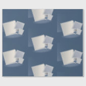 Rolling Fibonacci-vierkantjes Cadeaupapier (Vlak)