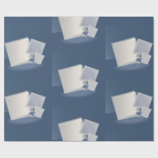 Rolling Fibonacci-vierkantjes Cadeaupapier (Vlak)