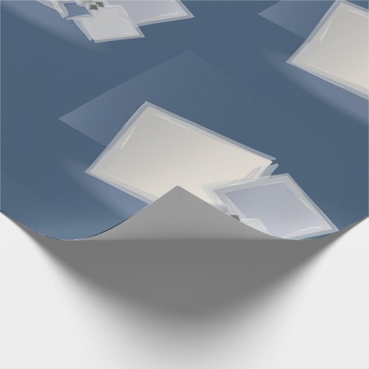 Rolling Fibonacci-vierkantjes Cadeaupapier (Hoek)