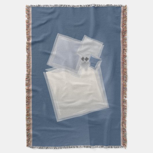 Rolling Fibonacci-vierkantjes Deken (Voorkant Verticaal)