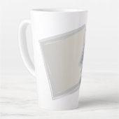 Rolling Fibonacci-vierkantjes Latte Mok (Linkerhoek)