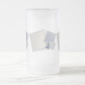 Rolling Fibonacci-vierkantjes Matglas Bierpul (Center)