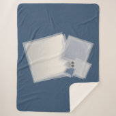 Rolling Fibonacci-vierkantjes Sherpa Deken (Voorkant)