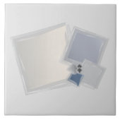 Rolling Fibonacci-vierkantjes Tegeltje (Voorkant)