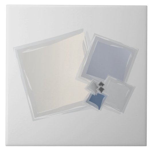 Rolling Fibonacci-vierkantjes Tegeltje (Voorkant)