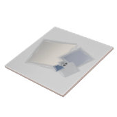 Rolling Fibonacci-vierkantjes Tegeltje (Zijkant)