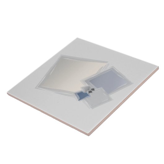 Rolling Fibonacci-vierkantjes Tegeltje (Zijkant)