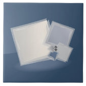 Rolling Fibonacci-vierkantjes Tegeltje (Voorkant)