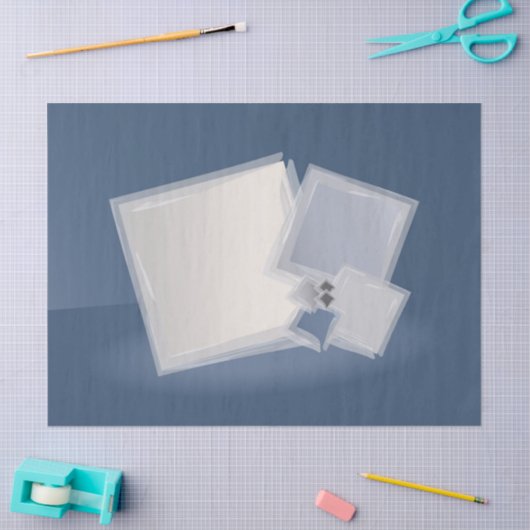 Rolling Fibonacci-vierkantjes Tissuepapier (Craft)