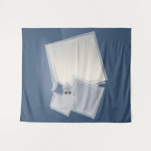 Rolling Fibonacci-vierkantjes Wandkleed (Voorkant (horizontaal))