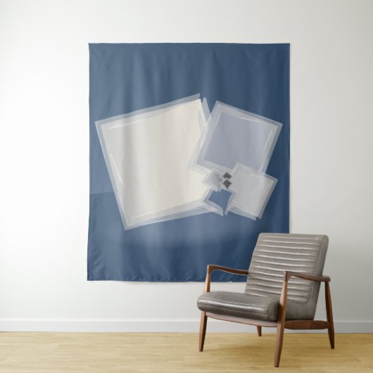 Rolling Fibonacci-vierkantjes Wandkleed (In situ)