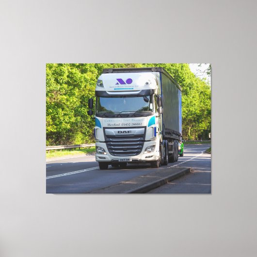 Rolling Freight door Herefordshire Canvas Afdruk (Voorkant)