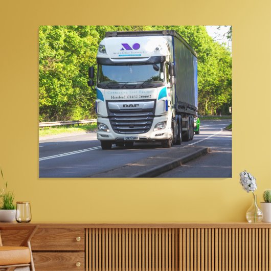 Rolling Freight door Herefordshire Canvas Afdruk (Insitu (Woonkamer))