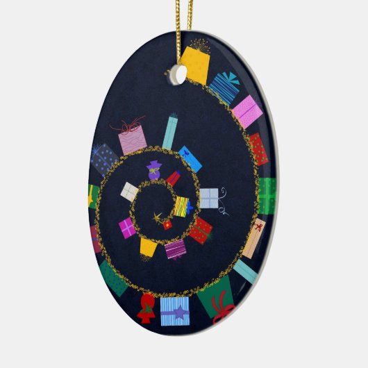 Rolling Gift Rope Ornament (Links)