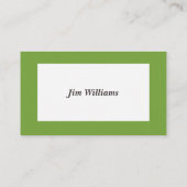 Rolling Green Sod Visitekaartje (Achterkant)