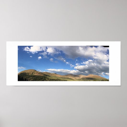 Rolling Hills Colorado Panoramische Kleurenfotogra Poster (Voorkant)