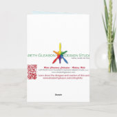 Rolling Hills Kerst Kaarten (Achterkant)