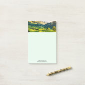 Rolling Hills Schitterend Natuurfoto Post-it® Notes (Op bureau)