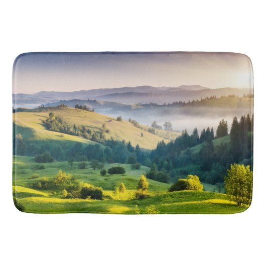 Rolling Hills Schitterende Natuurfoto Badmat (Voorkant)